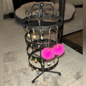 Jewelry holder including all earrings shown!